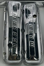 Moroso Chrome Aluminum Valve Covers BBC 396 454 Gasser