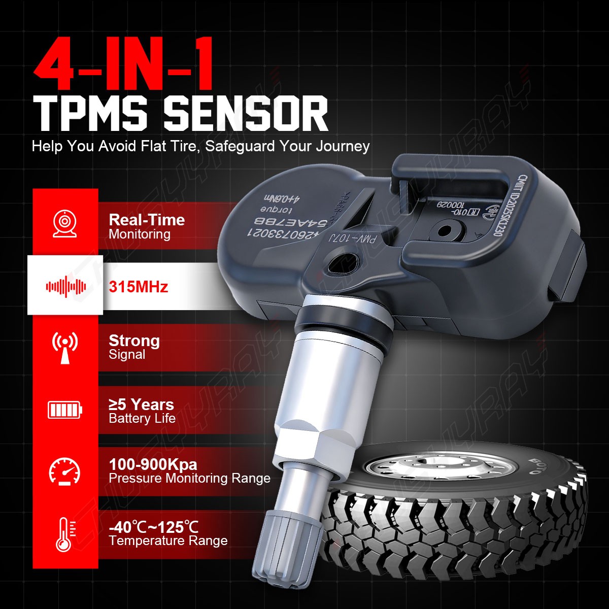 Lexus LFA 2011-2016 Tpms sensors Set