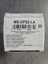 Lutron Maestro Occupancy/Vacancy Sensor Switch Light Almond MS-OPS2-LA