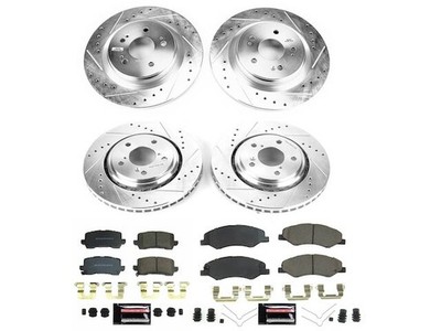 Front and Rear Brake Pad and Rotor Kit fits Honda Odyssey 2021-2025 93SKYQ