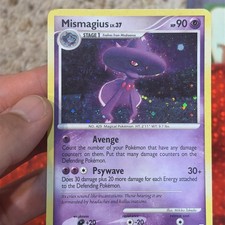 Pokémon Mismagius LP Diamond & Pearl Holo Rare 10/130 Stage 1 HP90 English 2007 on eBay