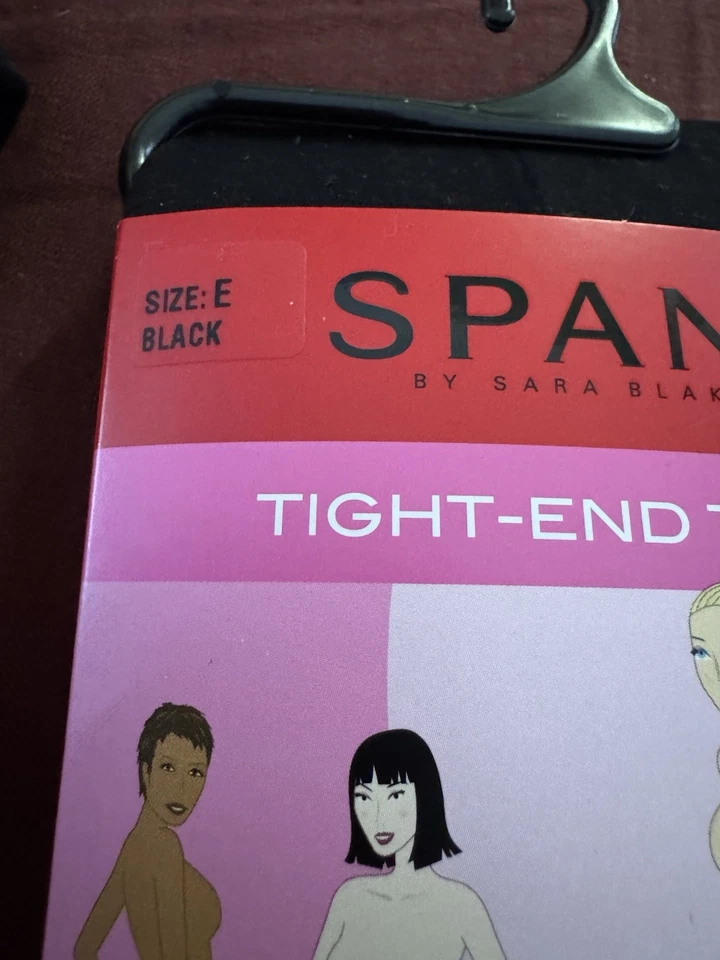 2 New Spanx Tight End Tights Bodying Shaping Black Size E (5'1"-6' 195-265lbs) - Image 3 of 4