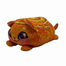 Cookeez Makery Baked Treatz Cinnamon Roll Cat 9" Plush Animal Orange Working
