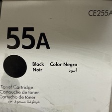 HP 55A Original LaserJet Black Toner Cartridge CE255A