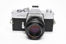 Minolta SRT-201 35mm SLR w/Rokkor-X 50mm f1.7 lens, new seals, tested, Manual