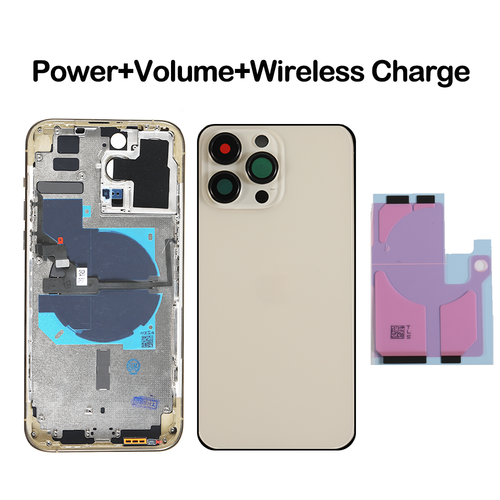 New Back Cover Housing For iPhone 14 Pro Max Rear Battery Door Frame Replacement - Picture 5 of 13