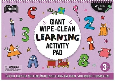 Giant Wipe-Clean Learning Activity Pack: Practice Essential Math and English Ski