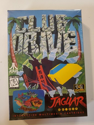 Cartucho Club Drive Atari Jaguar NUEVO sellado de fábrica J9003E - Imagen 1 de 2