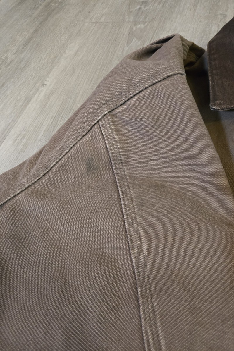 Carhartt Detroit Jacket Men's 2XL Firewood Brown Canvas J97 Carhartt Detroit Jacket Men's 2XL Firewood Brown Canvas J97