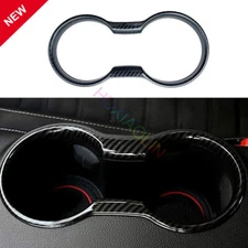 For Ford Mustang 2015+ Cup Holder Cover Frame Trim fit Ford Interior Accessories