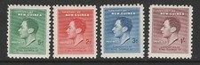 New Guinea 1937 Coronation set SG 208-211 Mnh.