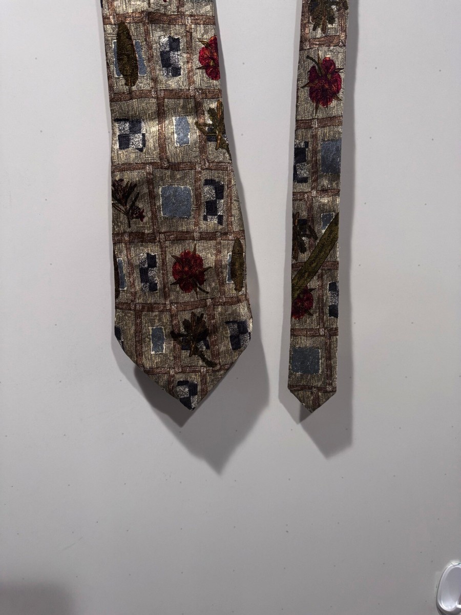 シャツ Zegna Fall Floral Silk Neck Tie | eBay