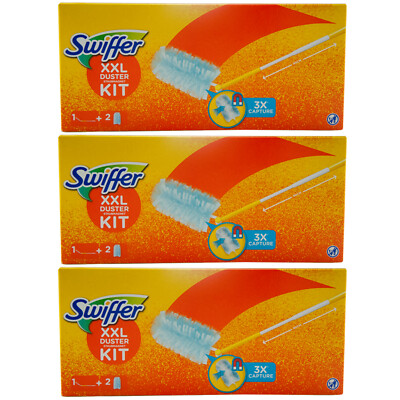 Swiffer Recharge Pour Attrape-poussière, 54 Lingettes (3 X 18), Attrape Et Referme 3 Fois Plus De Poussière Et De Poils Que Les Plumeaux Traditionnels
