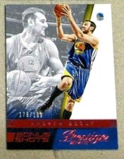 2014-15 Prestige Bonus Shots Red #94 Andrew Bogut - Serial # /199