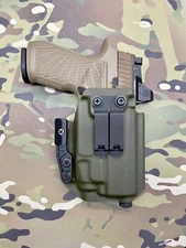 OD Green Kydex IWB CLAW Holster for Sig P320 X-Carry RX Streamlight TLR-7