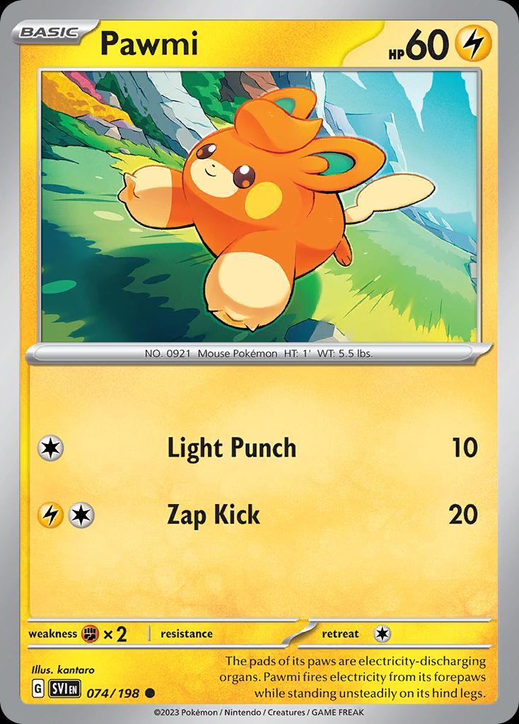 Pokemon Pawmi (74/285) Scarlet & Violet LP