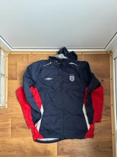 England Umbro Tracksuit Jacket Top Warm-Up Training Zip Up XL