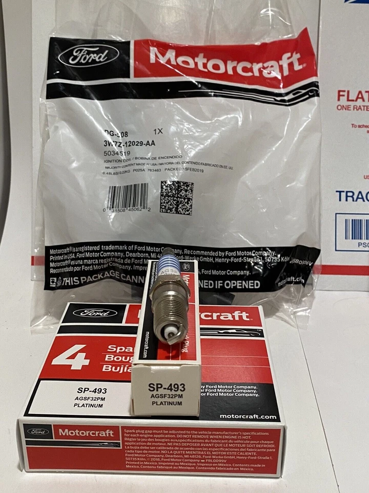 8pcs Ignition Coils Motorcraft DG-508 Ford F150 3W7Z12029-AA 4.6L 5.4L SP479 - Image 3 of 4