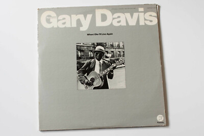 12''LP - Vinyl - Reverend Gary Davis - When I Die I'll Live Again - F-24704