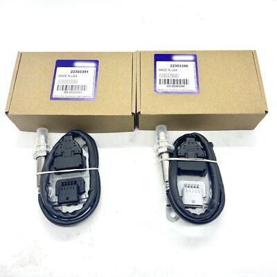 2X Outlet Inlet Nox Sensor For Volvo Truck 22303390 22303391 D11 D13 D16 Mack US