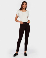 NEW EXPRESS 80 BLACK HIGH WAISTED SKINNY PANTS SZ 6
