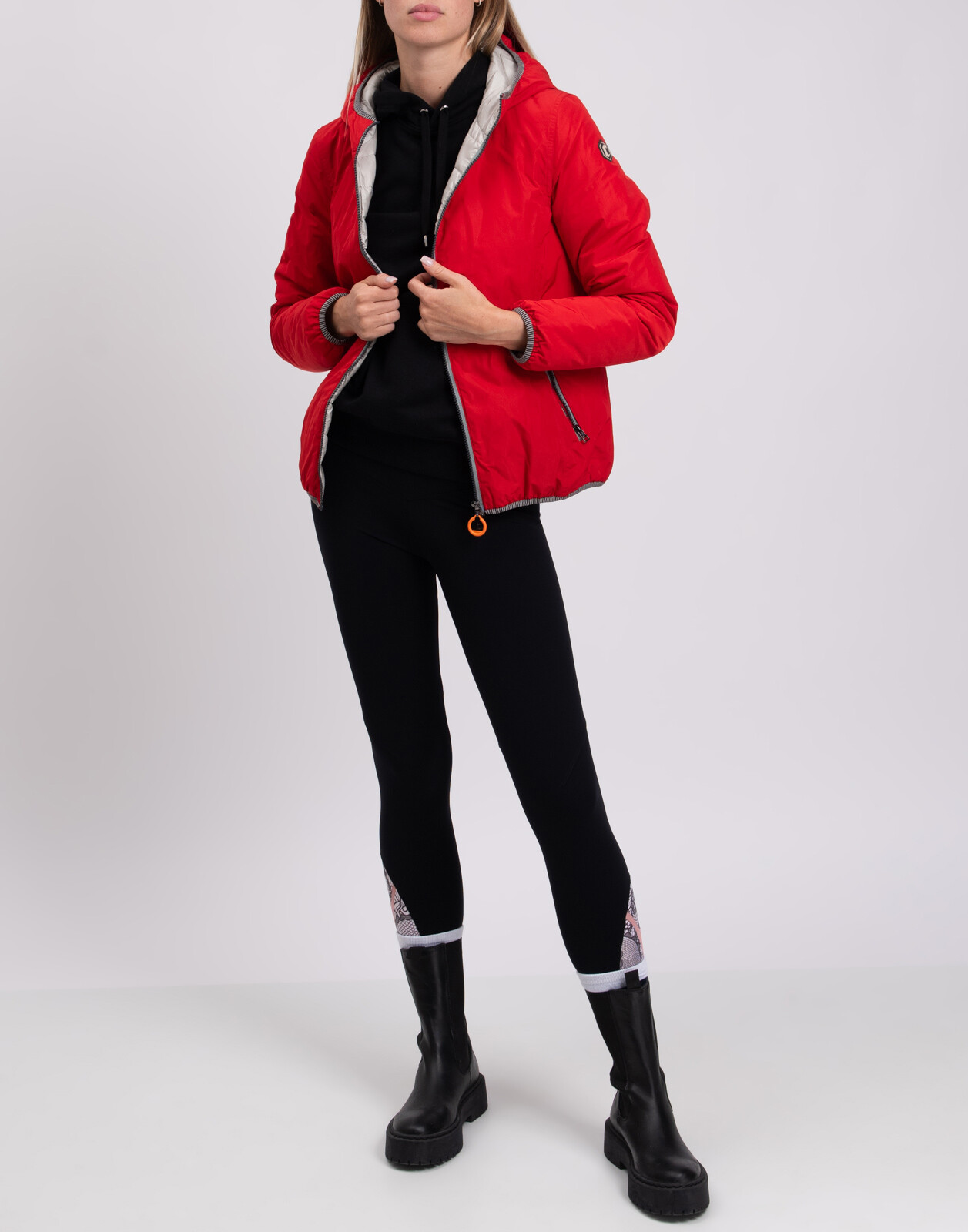 ALTRA Giacca CRUST REVOLUTION taglia S imbottita polsini elasticizzati con cappuccio trapuntato interno