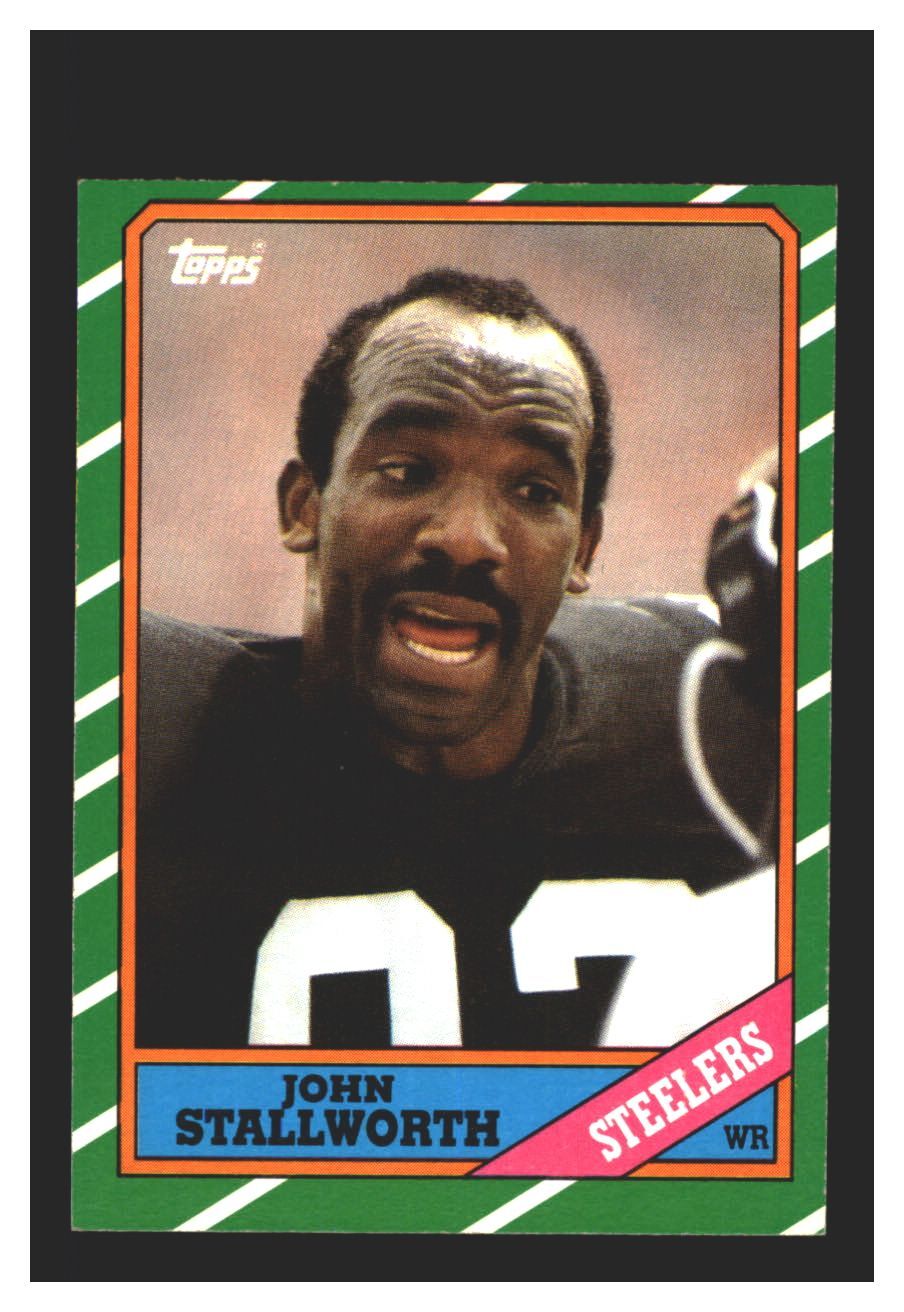 1986 Topps #285 John Stallworth Pittsburgh Steelers NM