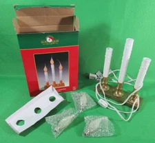 Kurt S. Adler Triple Electric Brass Candolier