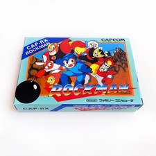 ROCKMAN Mega man - Empty box replacement spare case with tray Capcom Famicom