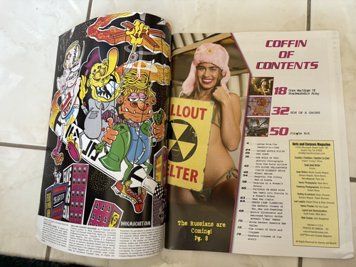 GIRLS AND CORPSES Magazine Summer 2017 Horror, Babes, Sex in Bomb Shelters - Picture 8 of 19