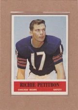 1964 PHILADELPHIA FOOTBALL RICHIE PETITBON #23 BEARS VGEX/EX *A16224