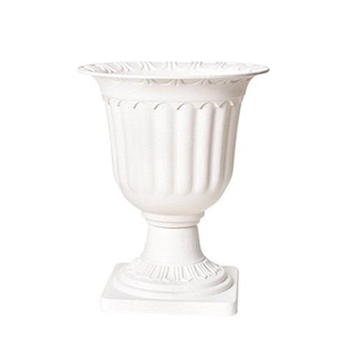 Römisch Stehendes Blumenbeet Weiß Blumenvase Blumenladen Garten bedarf - Bild 10 von 11