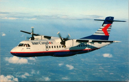 Postkarte Aerospatiale/Aeritalia ATR-42 Inter Quebec - Mary Jayne's