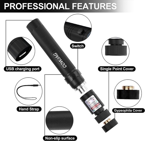 USB Rechargeable 990Miles Green Laser Pointer Pen 532NM Visible Beam Light 1mw - Picture 10 of 13