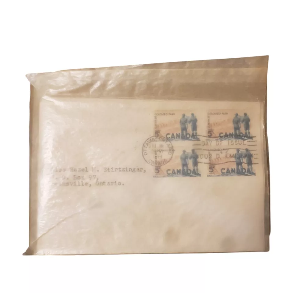 Vintage 1960s Canada Post First Day Cover W/ Stamps Book Collection 1961-1968 - Image 3 of 4