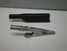 (10) E-Z-Hook # 9274 Insulated Alligator Clip Nickel Plated Steel - Black