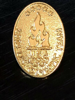 Vintage Collectible 2004 US Olympic Team Athens Metal Pinback Lapel Pin Hat Pin