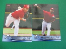 COREY KLUBER + YAN GOMES - 2013 Columbus Clippers set