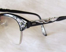 VTG Shuron Eyeglass Frames Silver Detail 1/10 12k GF Gold Filled 200A