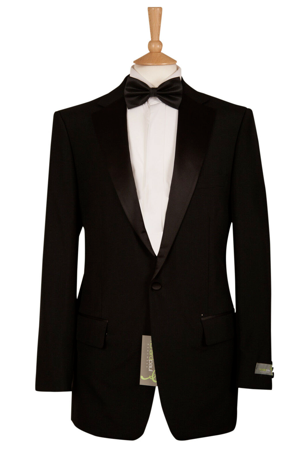 BLACK TIE TUXEDO SUIT BLACK EX HIRE FORMAL EVENING DINNER JACKET