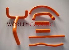 Silicone Radiator Hose Kit for KTM LC4 620 625 640 660 Orange brand new