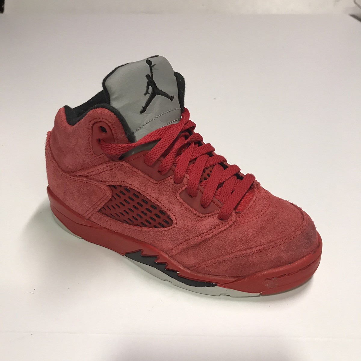 Nike Air Jordan Retro 5 Flight Suit PS Kids Shoe Size 12C