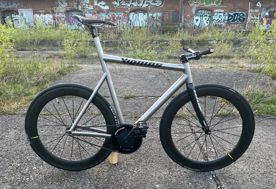 Vigmos Titan Singlespeed Fixie Bahnrad track bike Rad Fahrrad titanium custom