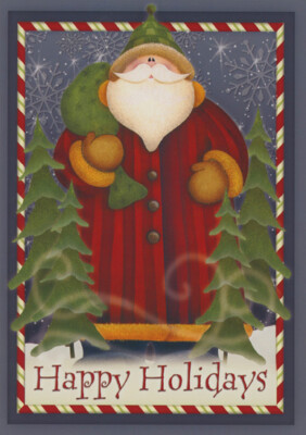 Happy Holidays Santa LPG Greetings Christmas Card