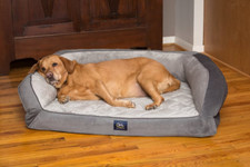 Serta Quilted Couch Dog Bed, X-Large, L 46" X W 34" W H 10", GRAY FREE SHIPPING