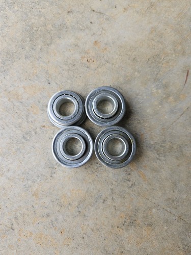 Flanged Rocker Glider Ball Bearings Radial Bearing Lot Of 4 Replacement