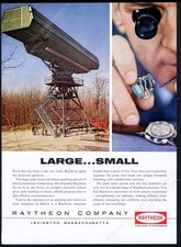 1961 Bulova Accutron 214 watch photo Raytheon radar transistor vintage print ad