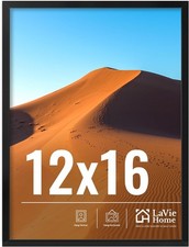 Lavie Home 12X16 Picture Frame for Wall Display, 12X16 Black Picture Frame with