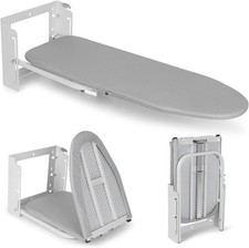 Wall Mounted Ironing Board Adjustable Height, 36 x 12 Inch Fold Away Iron Board