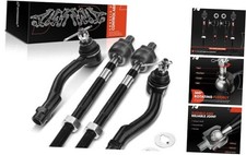Set of 4 Tie Rod End Kits for Kia Sportage - Front Outer - Compatible
